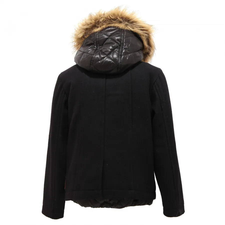 2234V giaccone bimba girl SCOTCH R'BELLE wool black jacket