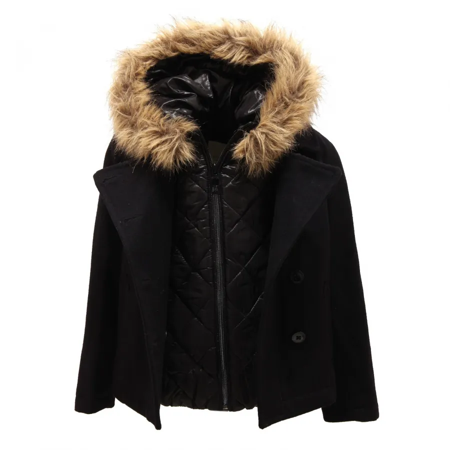 2234V giaccone bimba girl SCOTCH R'BELLE wool black jacket