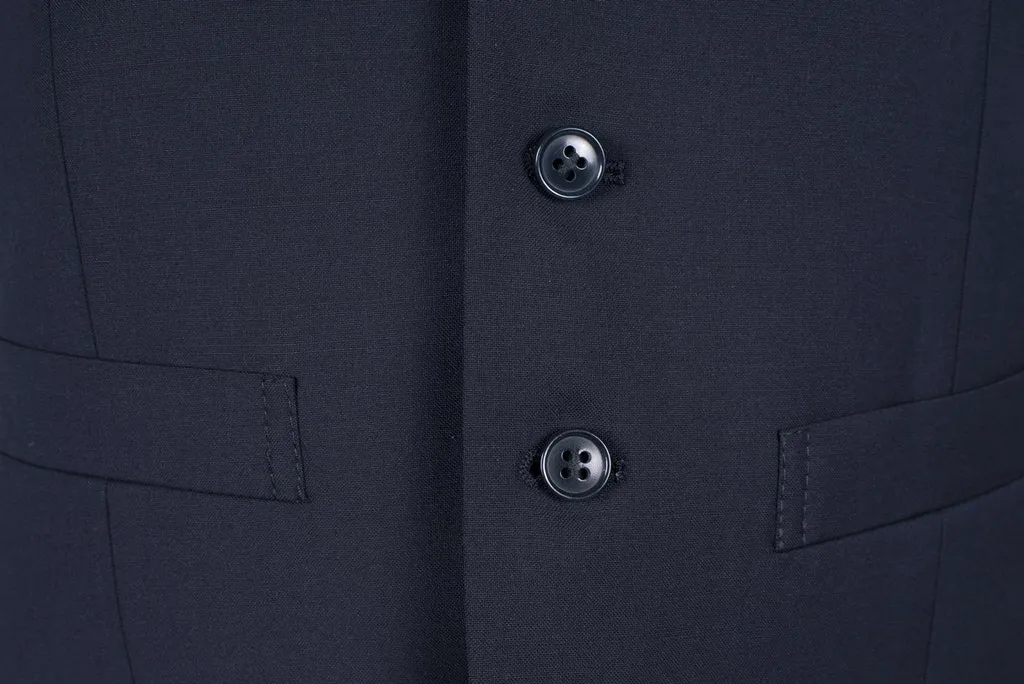 Abito blu con gilet roy robson drop sei regular fit