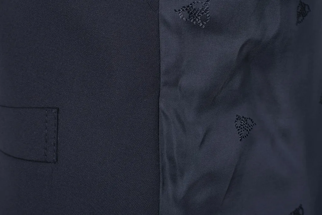 Abito blu con gilet roy robson drop sei regular fit