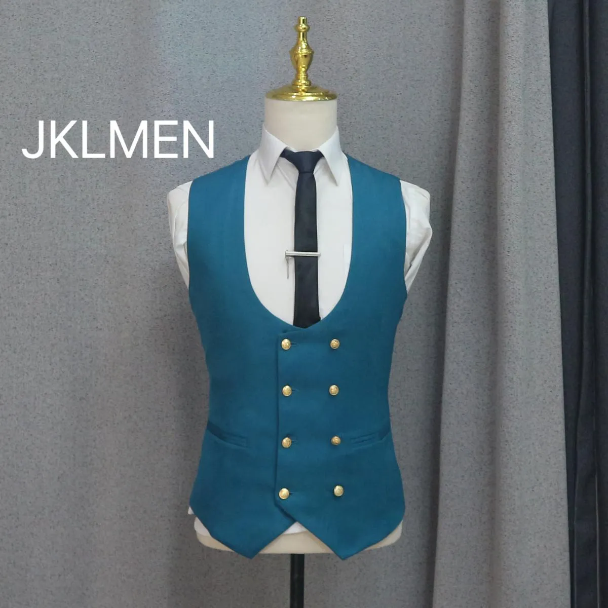 Abito da uomo da uomo verde petrolio per smoking da sposo 2023 Slim Fit Prom Party Abiti da uomo personalizzati 3 pezzi Giacca P