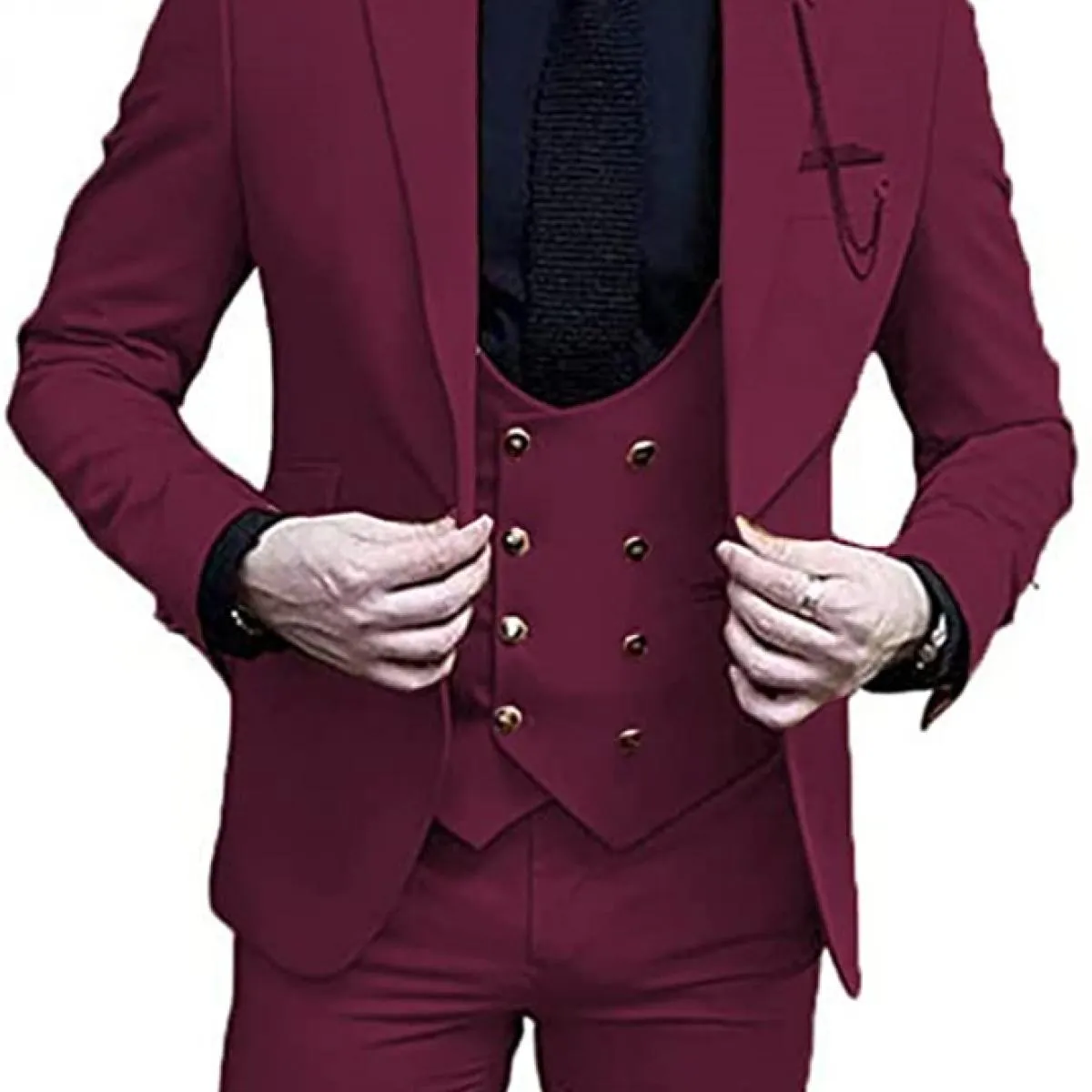 Abito da uomo da uomo verde petrolio per smoking da sposo 2023 Slim Fit Prom Party Abiti da uomo personalizzati 3 pezzi Giacca P