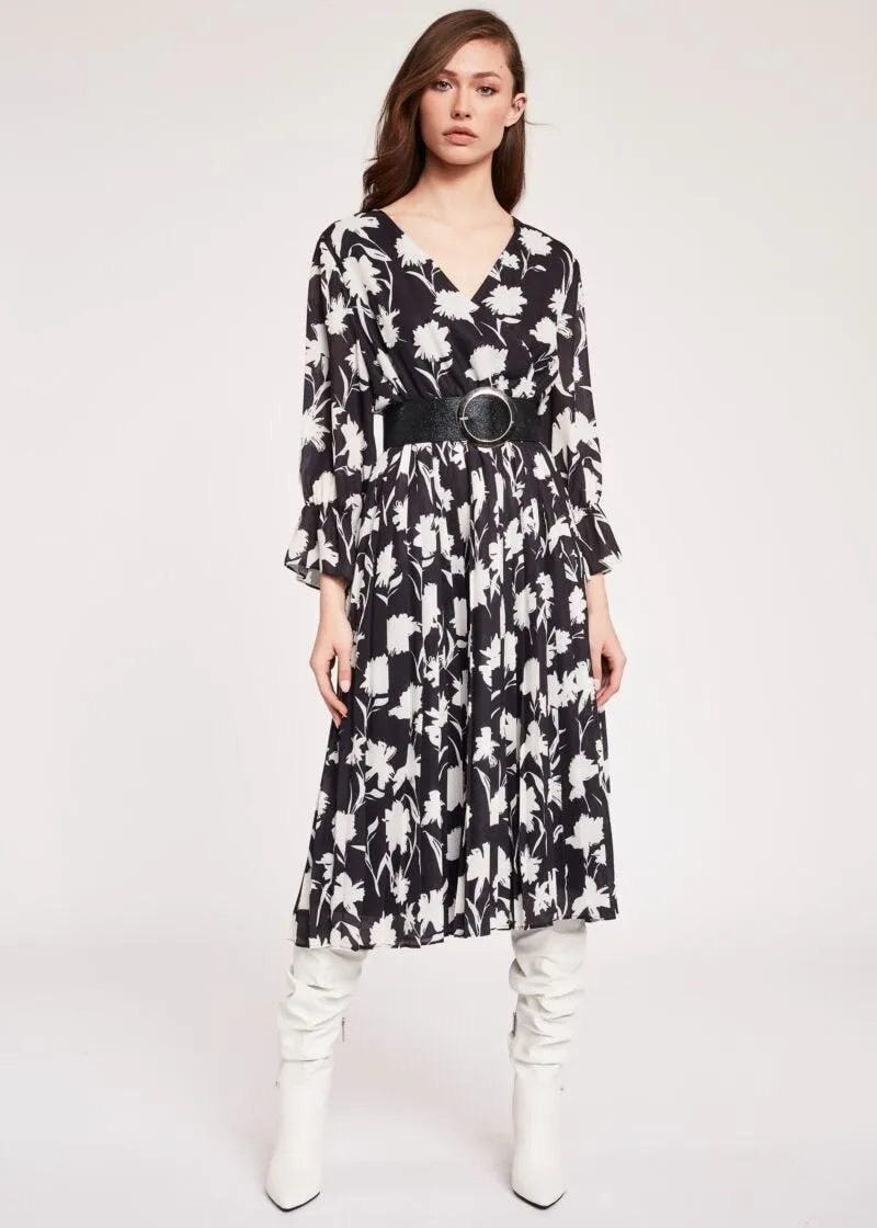 Abito floreale in georgette