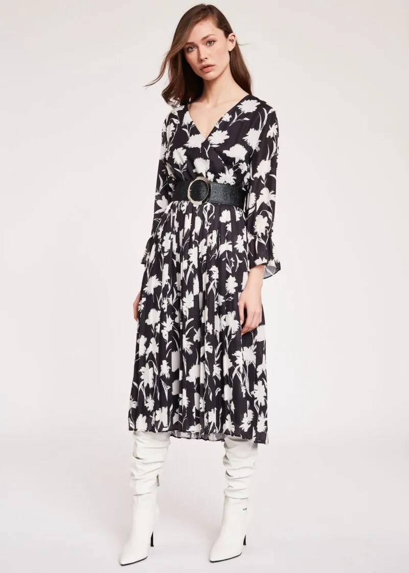 Abito floreale in georgette
