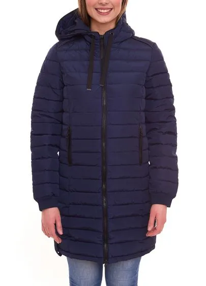 ALPENBLITZ piumino da donna trapuntato con cappuccio giacca invernale 84478862 blu