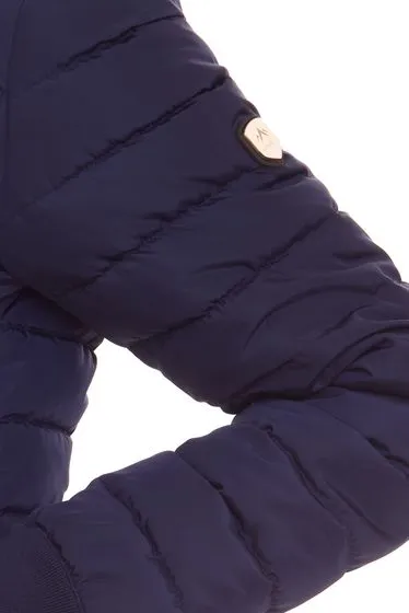 ALPENBLITZ piumino da donna trapuntato con cappuccio giacca invernale 84478862 blu