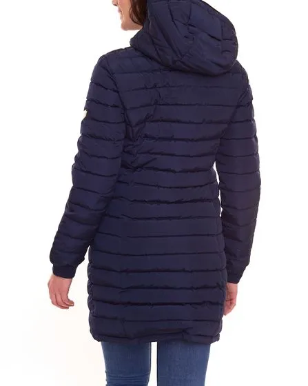 ALPENBLITZ piumino da donna trapuntato con cappuccio giacca invernale 84478862 blu