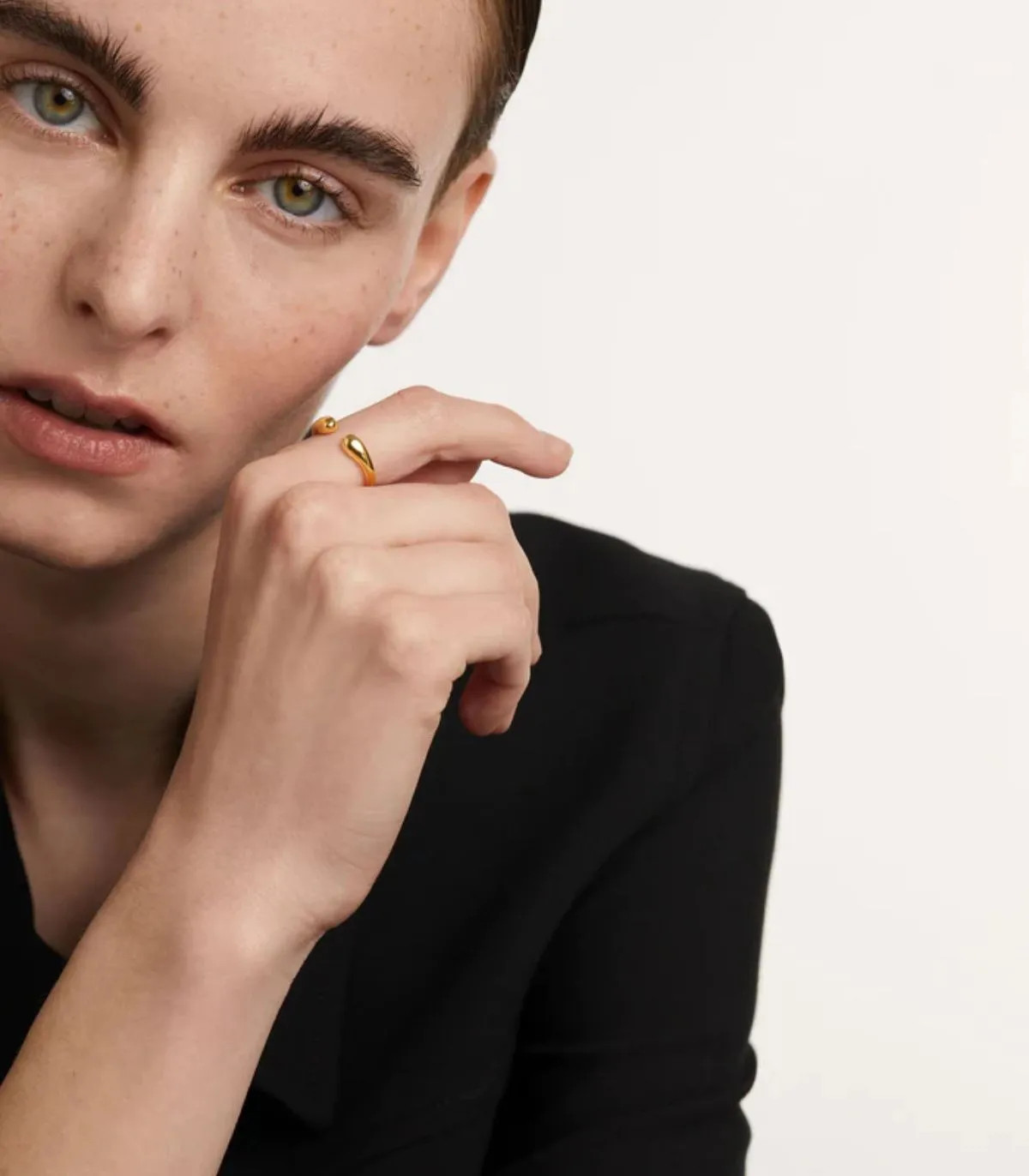 Anello Crush PDPAOLA Argento Placcato Oro Giallo 18kt
