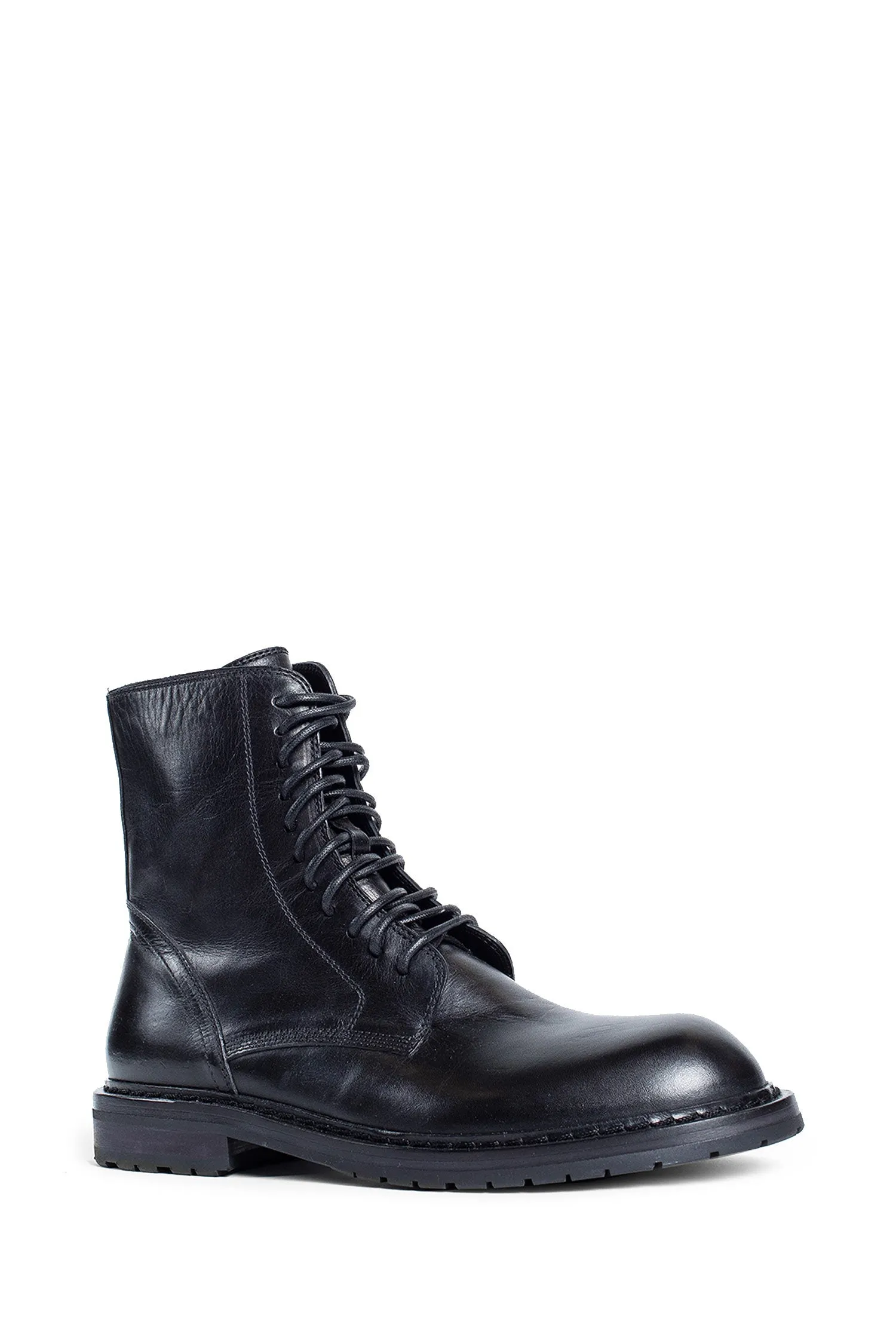 ann demeulemeester  danny ankle boots in crosta leather 