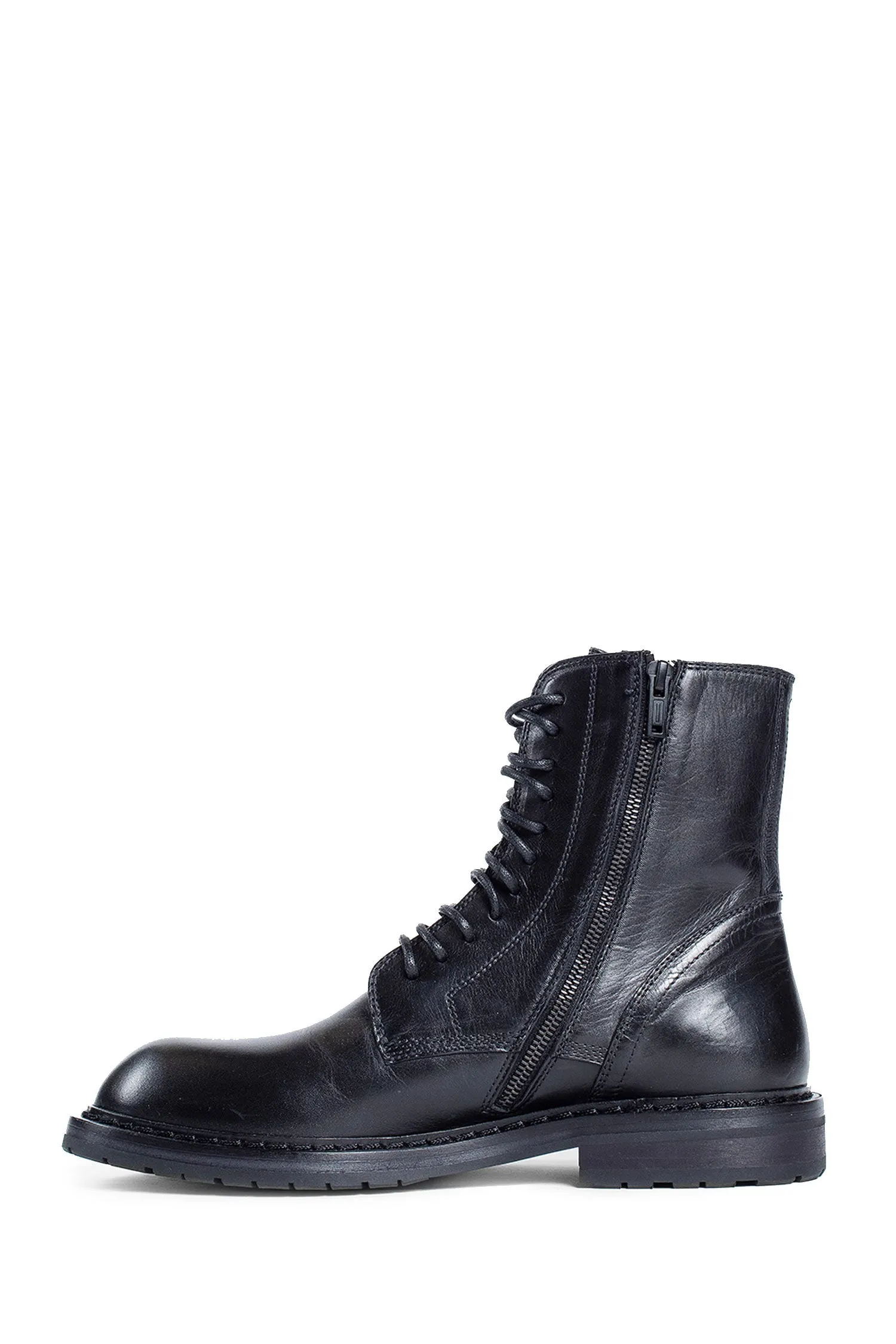 ann demeulemeester  danny ankle boots in crosta leather 