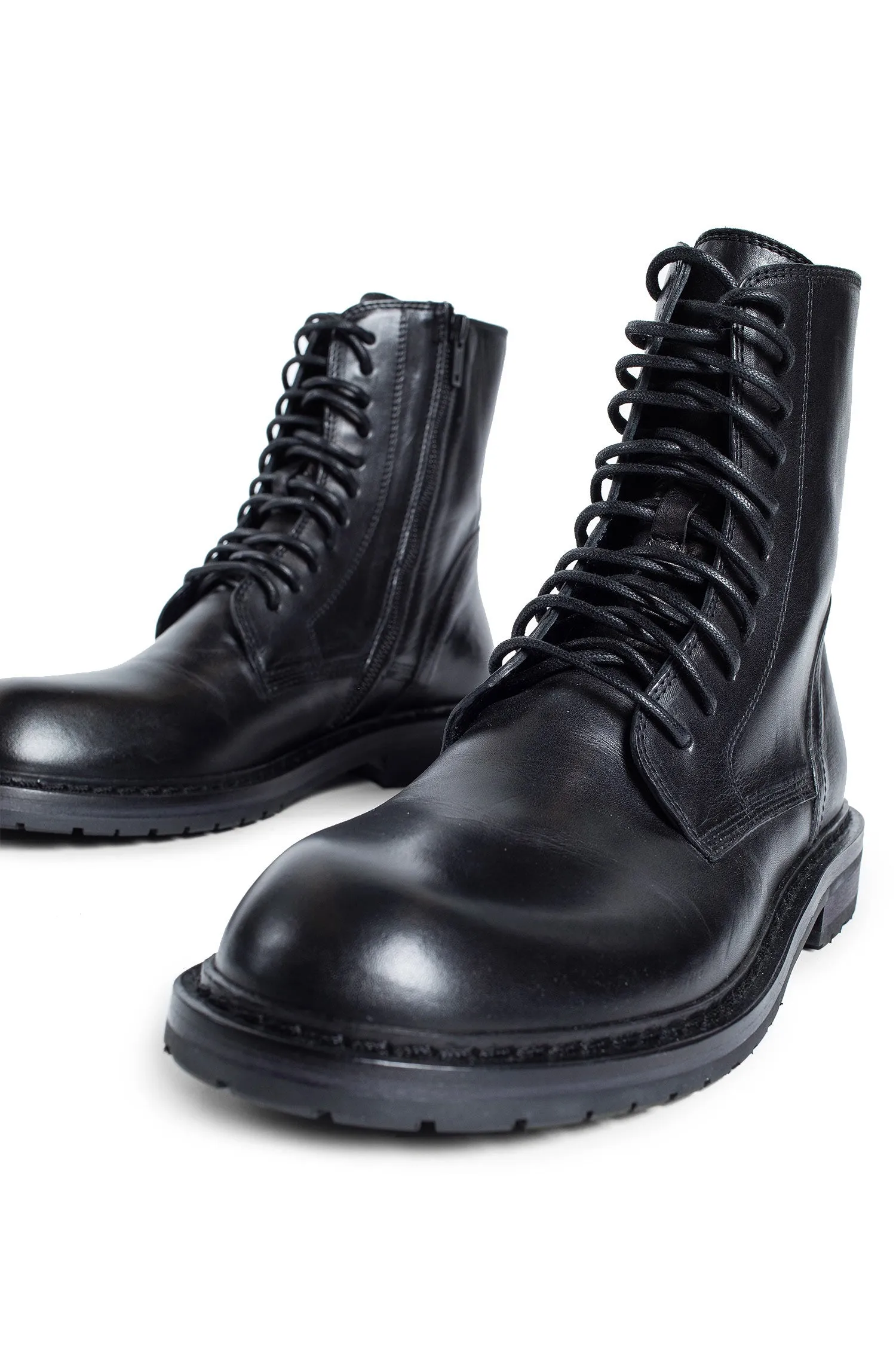 ann demeulemeester  danny ankle boots in crosta leather 