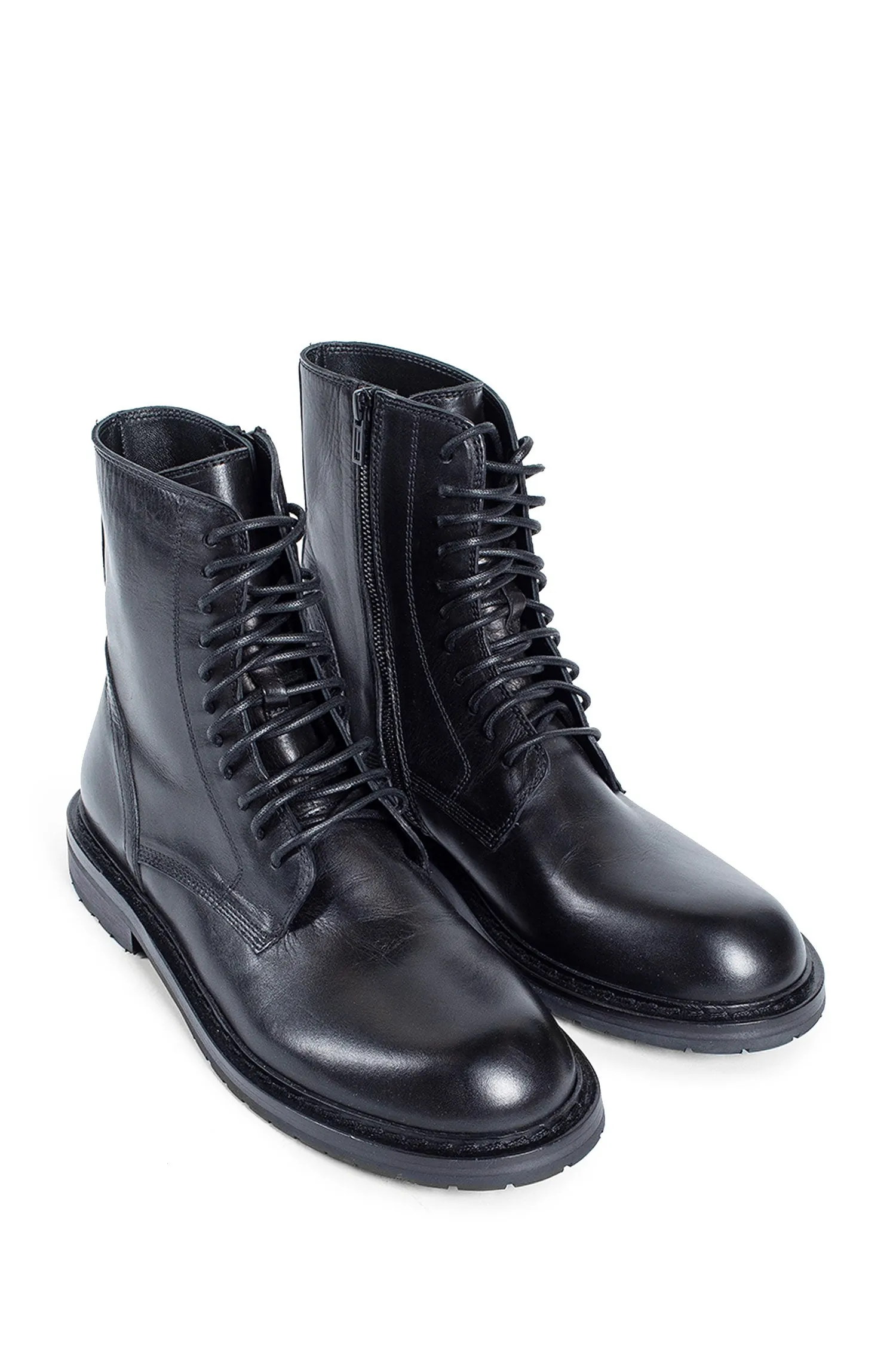 ann demeulemeester  danny ankle boots in crosta leather 