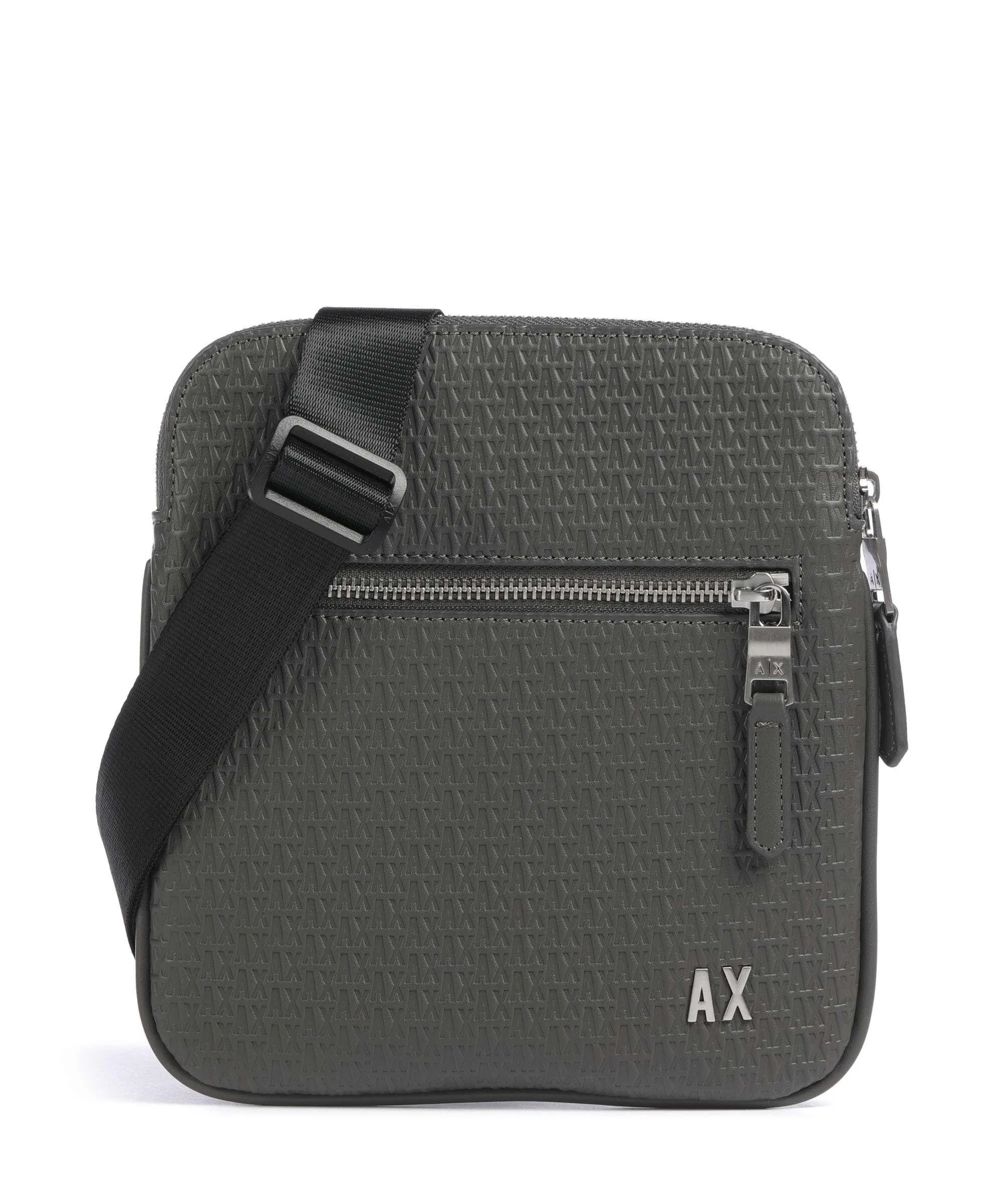  Armani Exchange Borsa a tracolla pelle sintetica grigio scuro  