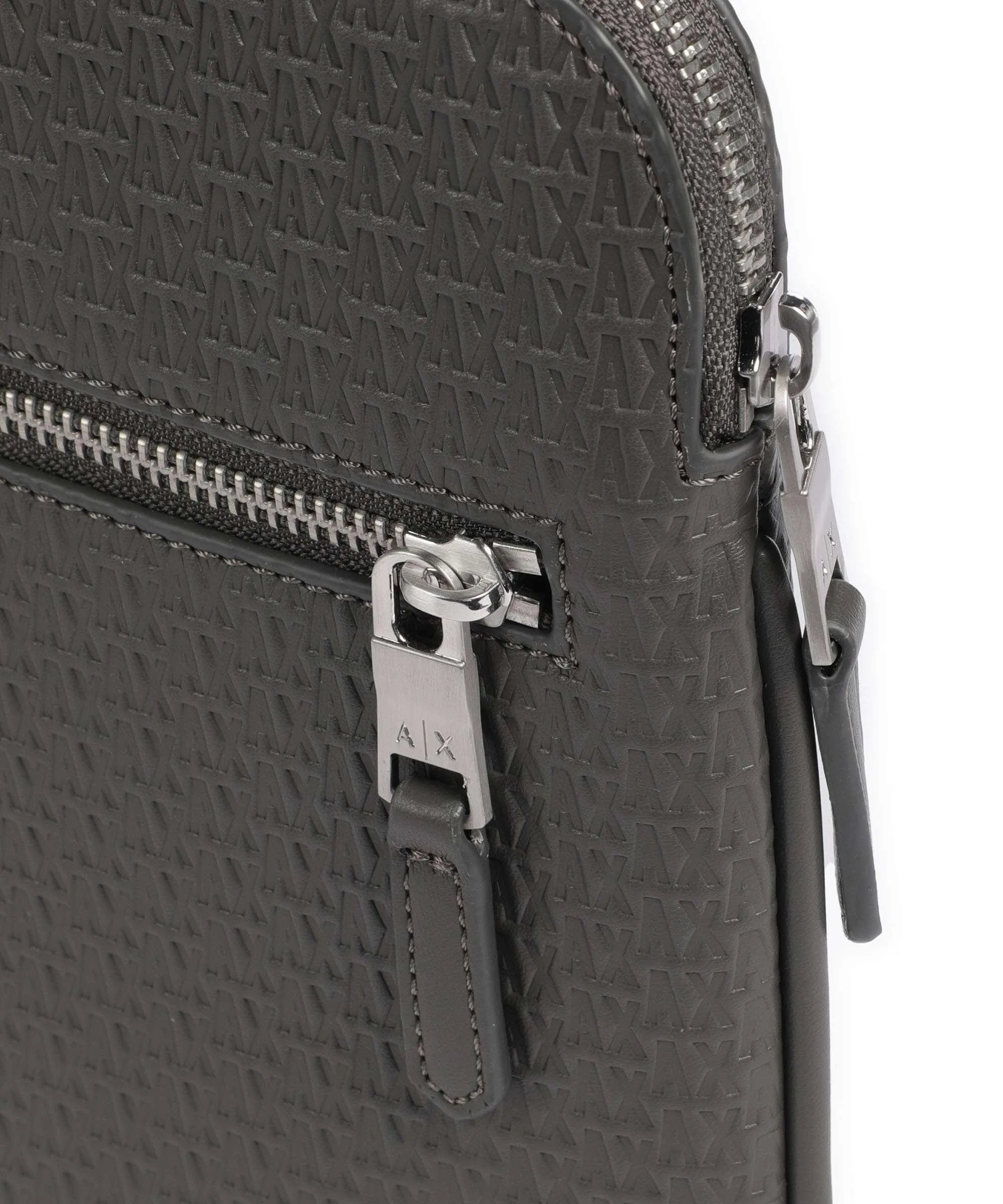  Armani Exchange Borsa a tracolla pelle sintetica grigio scuro  