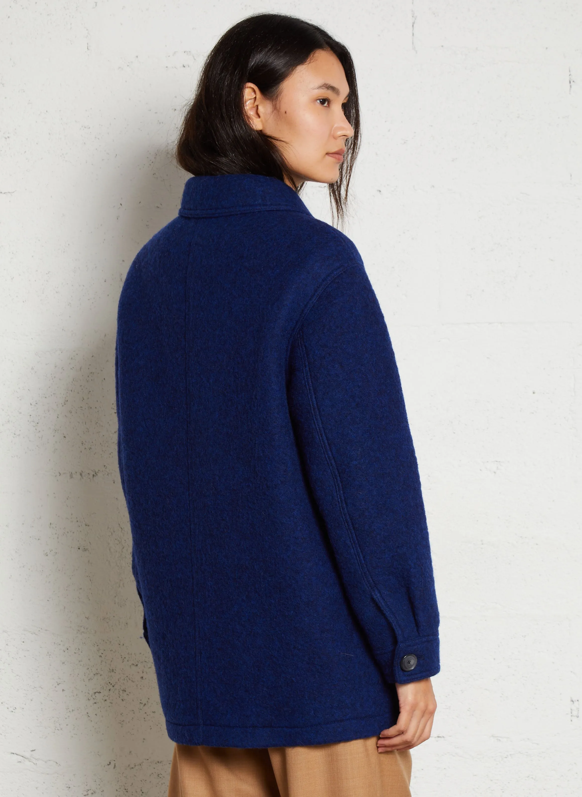  BENSIMON   KOEN - Giacca collo classico in misto lana | Blu