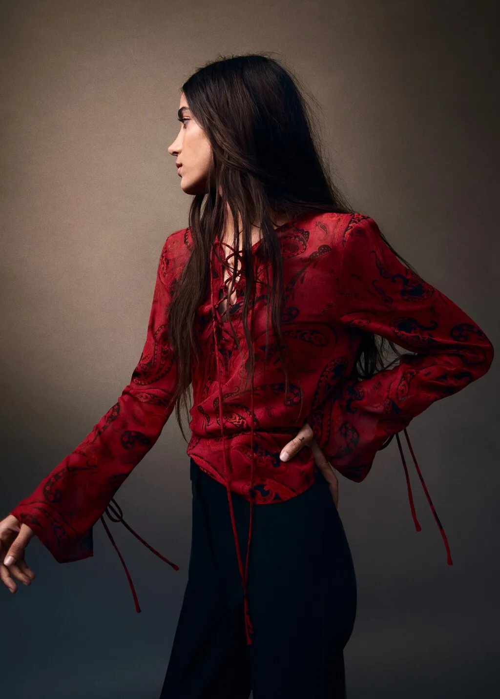 Blusa paisley fiocchi