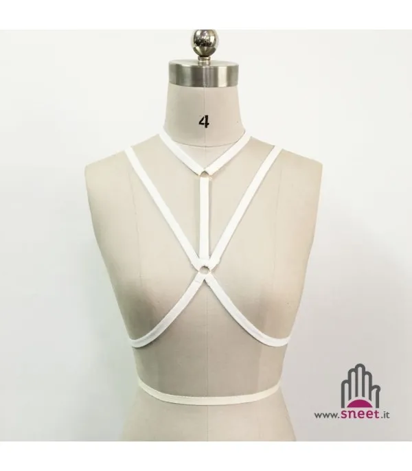 Bondage Bras white - Dream Shop