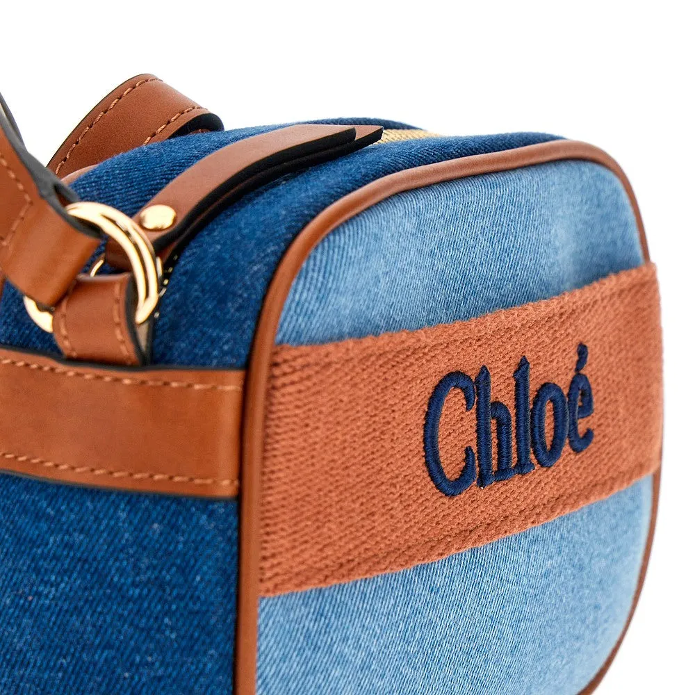 Borsa a tracolla in denim