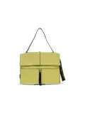 Borsa a tracolla Rebelle CLIO SATCHEL L DOLLARO in pelle lime