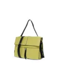 Borsa a tracolla Rebelle CLIO SATCHEL L DOLLARO in pelle lime