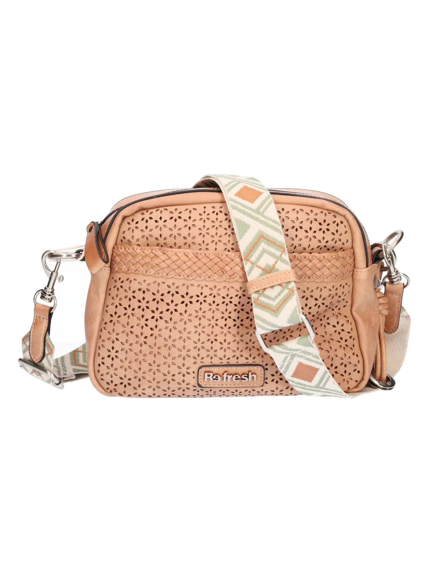 Borsa a tracolla Refresh da donna cuoio