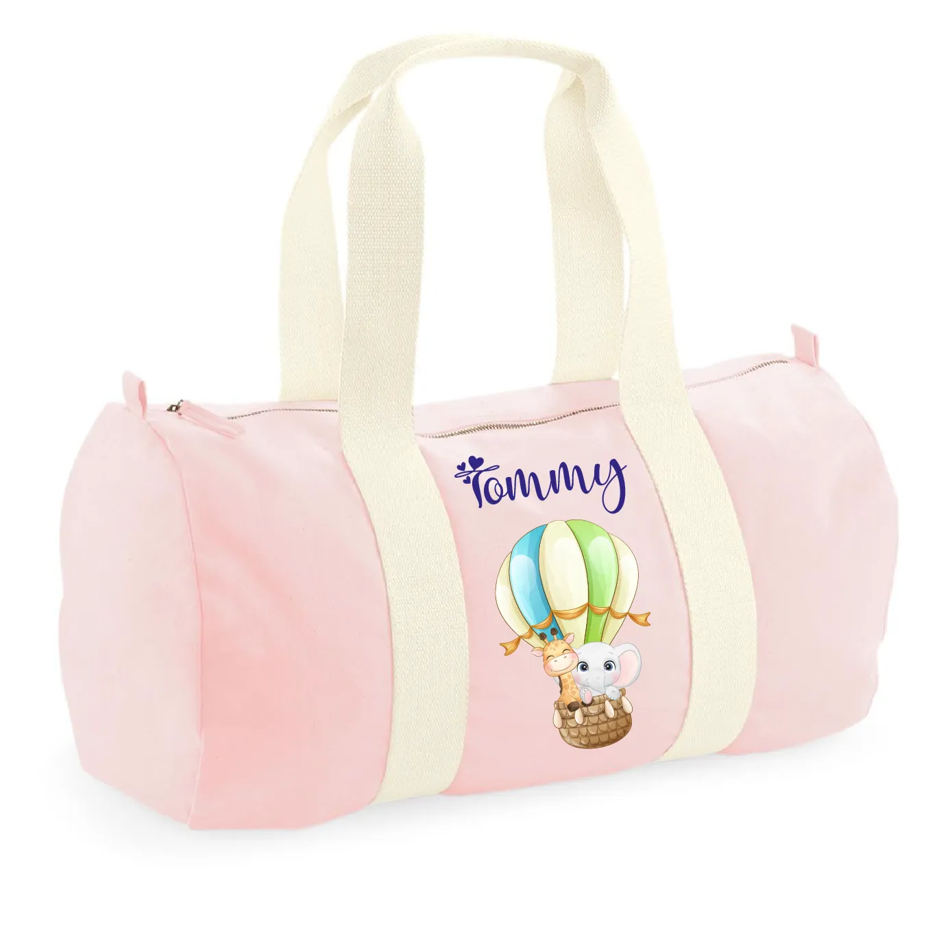 Borsone bambini  in cotone organico Canvas Mongolfiera