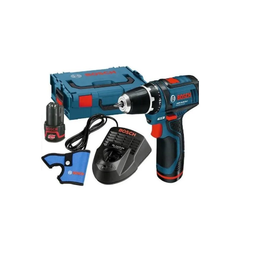 BOSCH - Trapano avvitatore a batteria GSR 10,8-2-Li con Accessori 