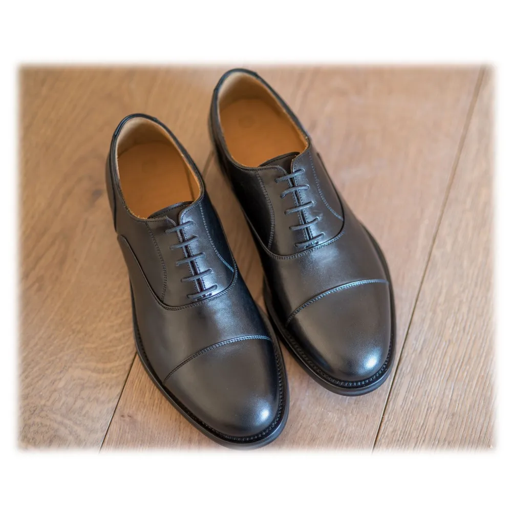 Bottega Senatore - Acilio - Oxford - Francesina - Scarpe Artigianali Italiane Uomo - Scarpa in Pelle di Alta Qualità