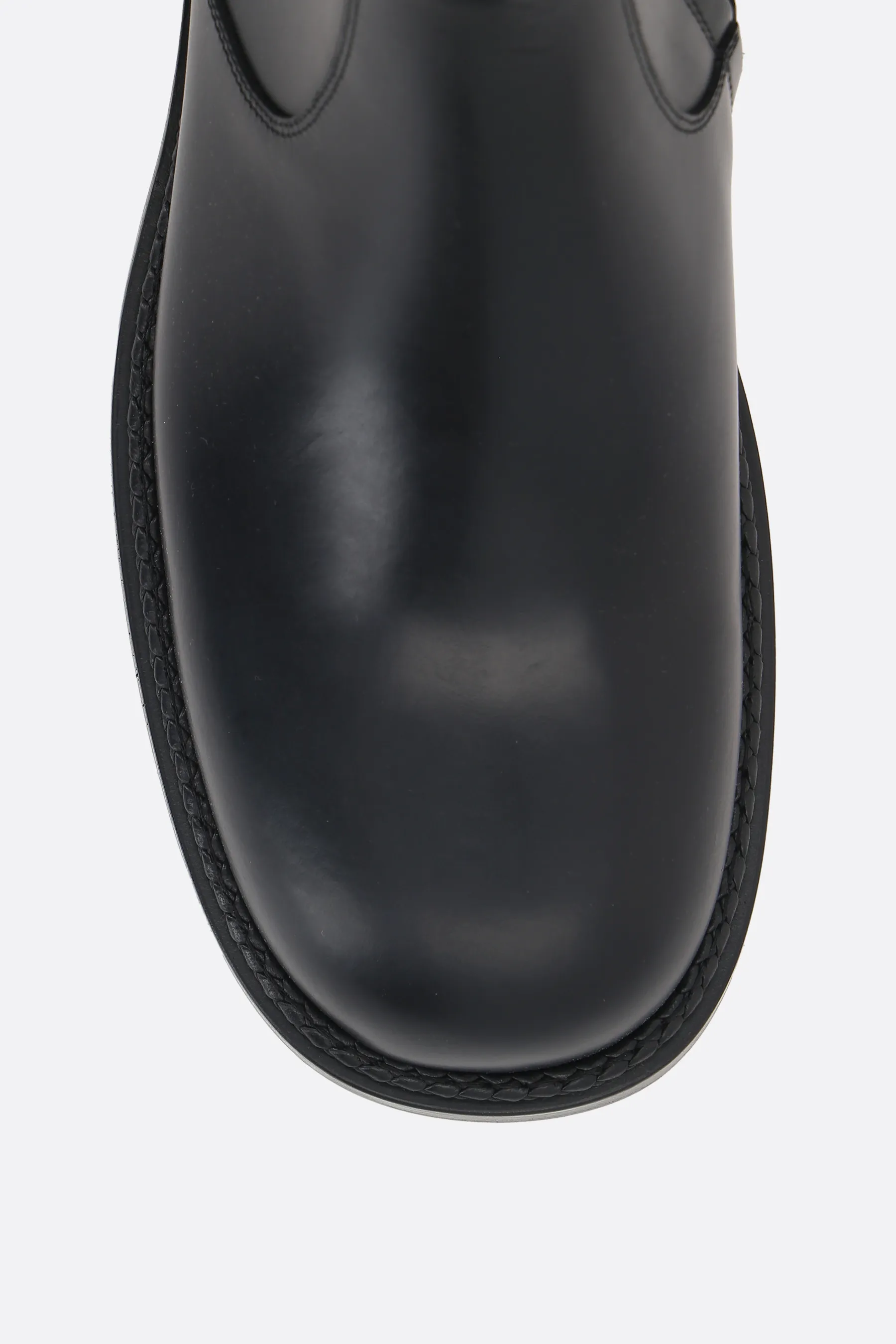 BOTTEGA VENETA stivaletto Strut in pelle liscia