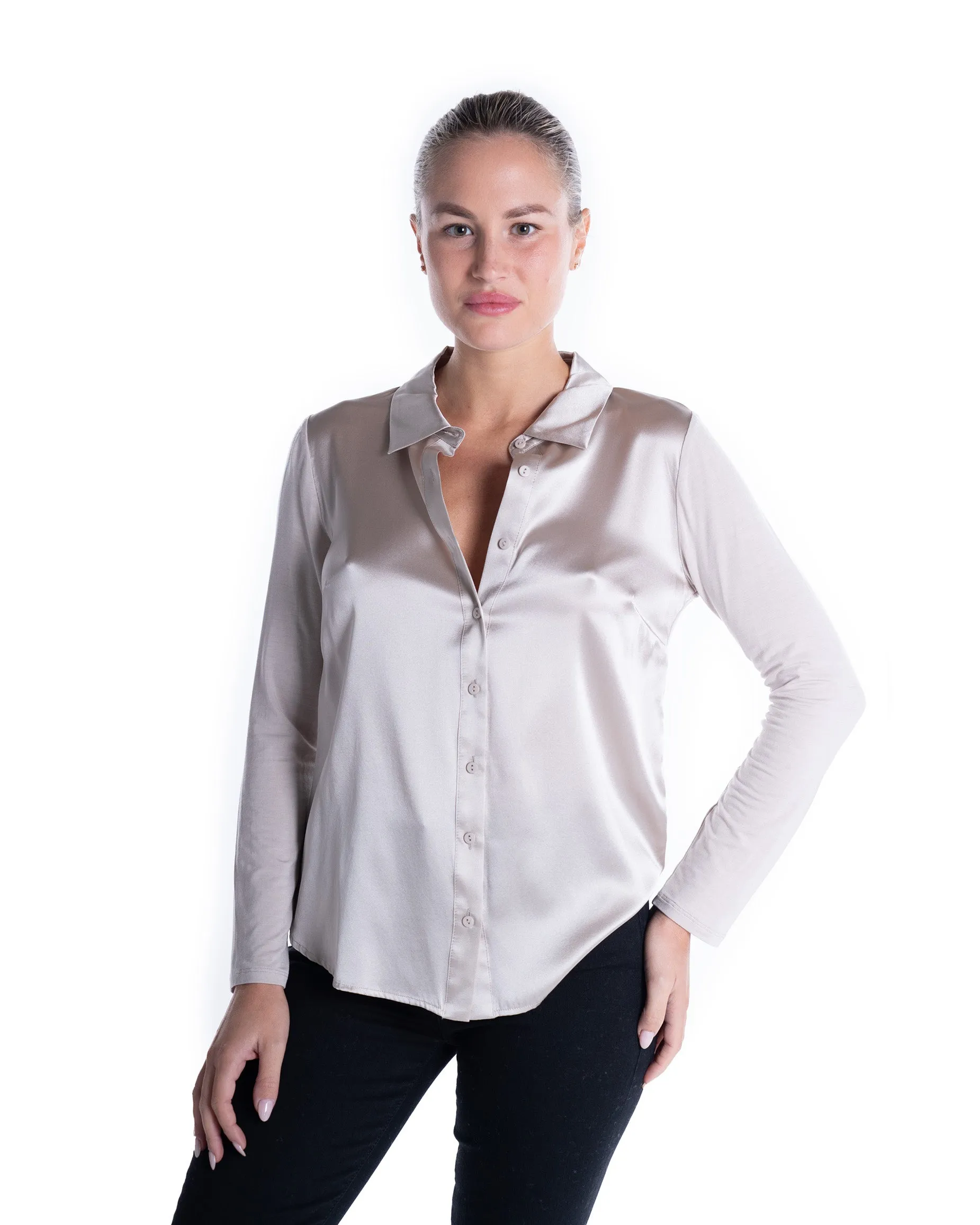 BRIAN&BARRY MILANO CAMICIA SETA