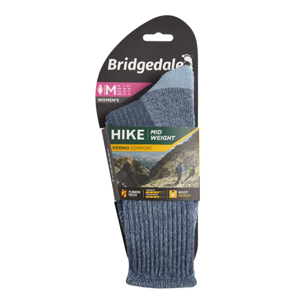 Bridgedale HIKE Midweight Boot Merino Comfort per donna calze - SS20