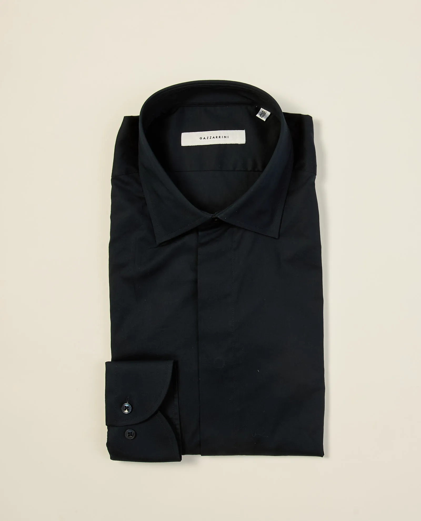 Camicia blu Gazzarrini in cotone a maniche lunghe