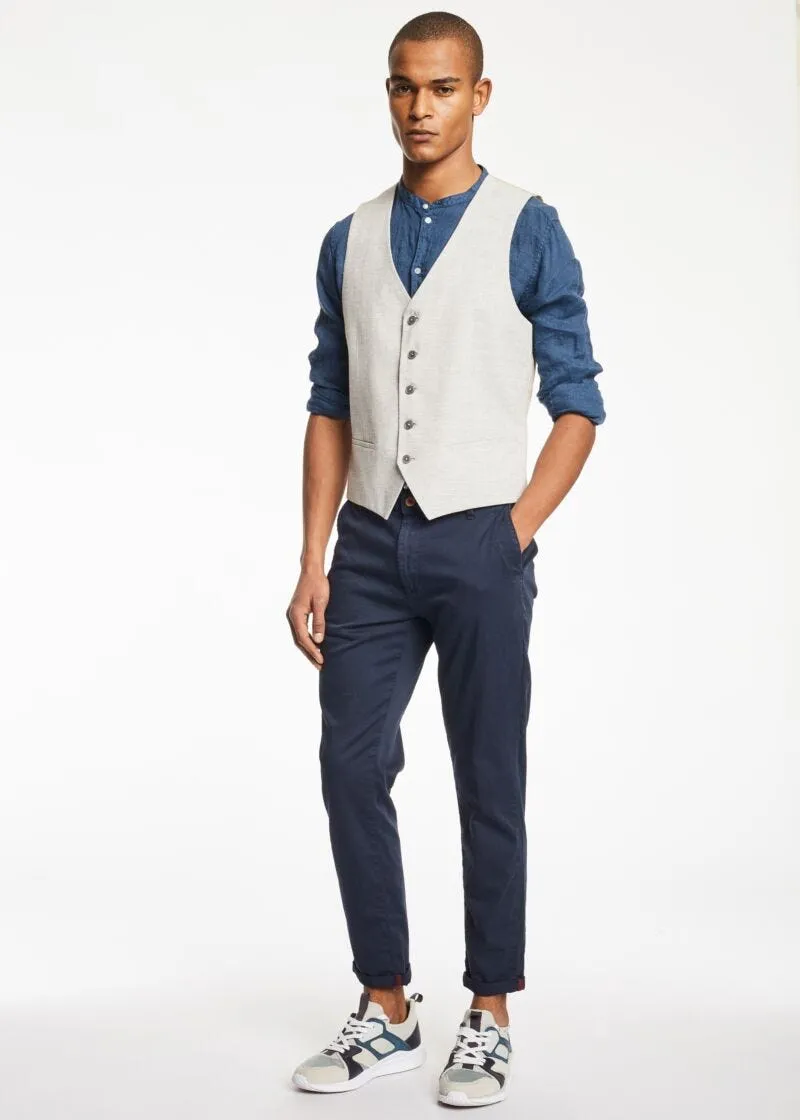 Camicia con collo alla coreana