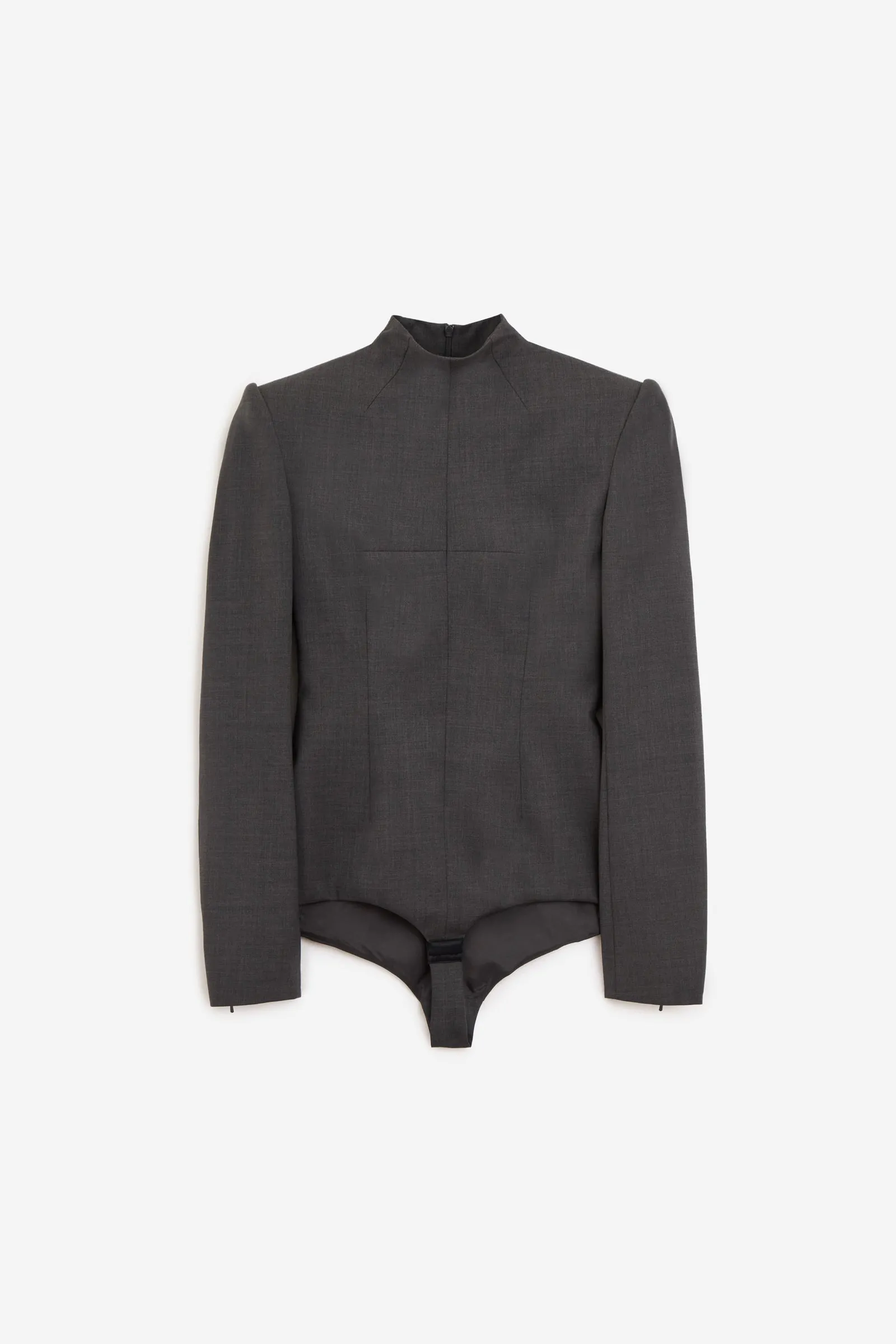 Camicia GIUDA in lana antracite