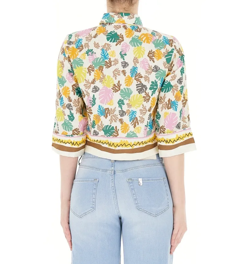 Camicia lino/cotone