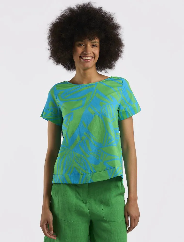 Camicia Manica Corta Emme - Verde Turchese