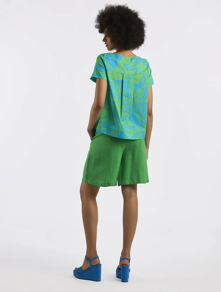Camicia Manica Corta Emme - Verde Turchese