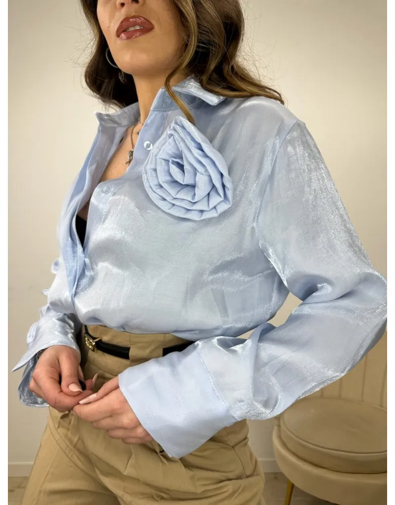 CAMICIA MARY AZZURRA