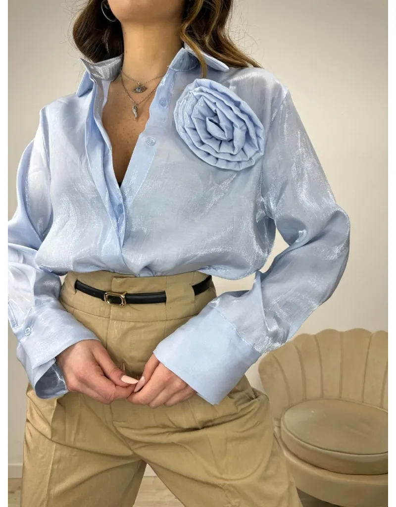 CAMICIA MARY AZZURRA