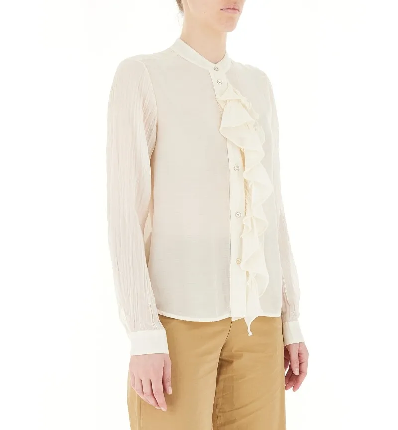Camicia misto seta