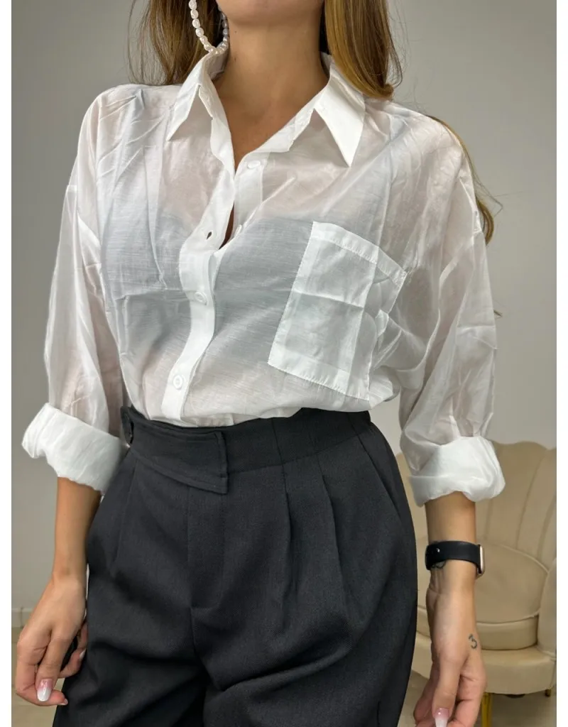 CAMICIA SOLE BIANCA