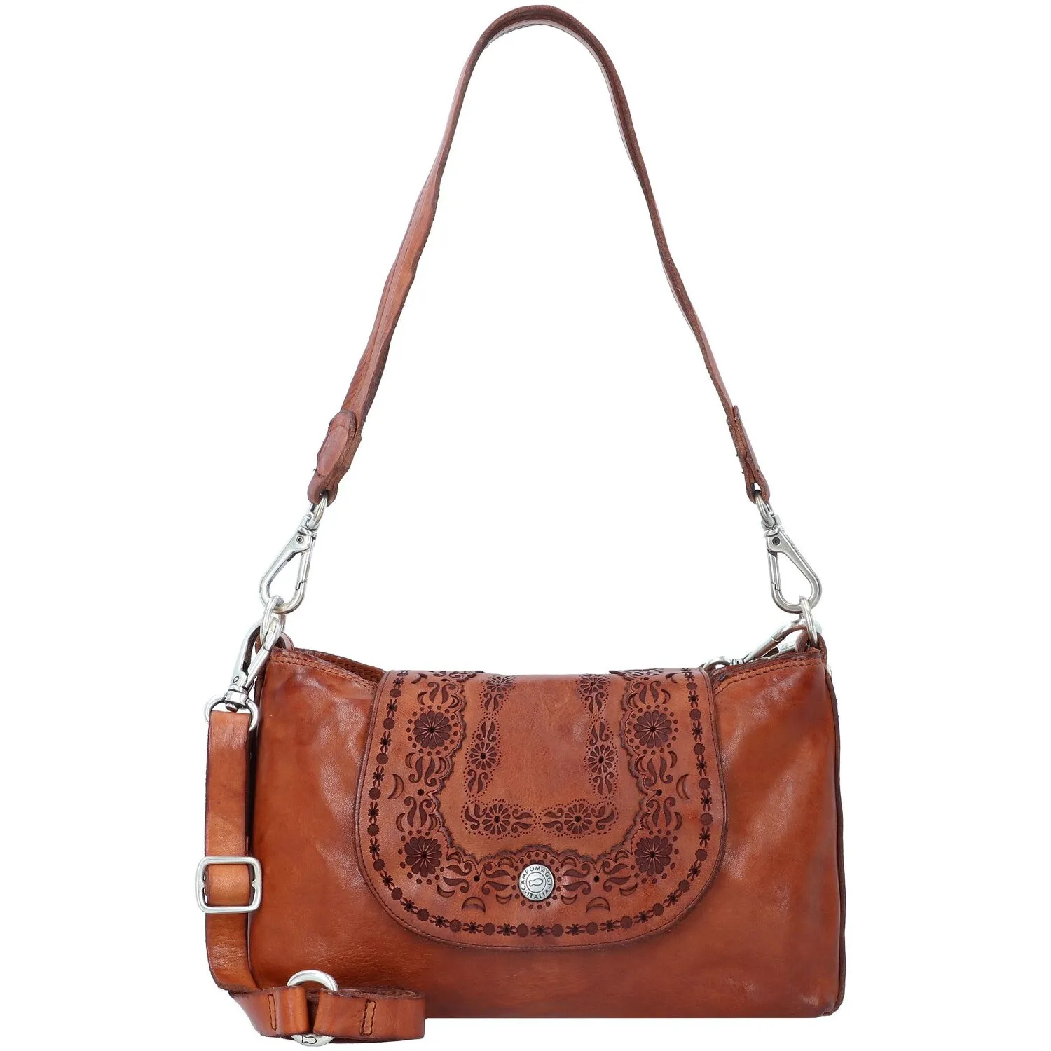 Campomaggi Borsa a tracolla in pelle 25 cm