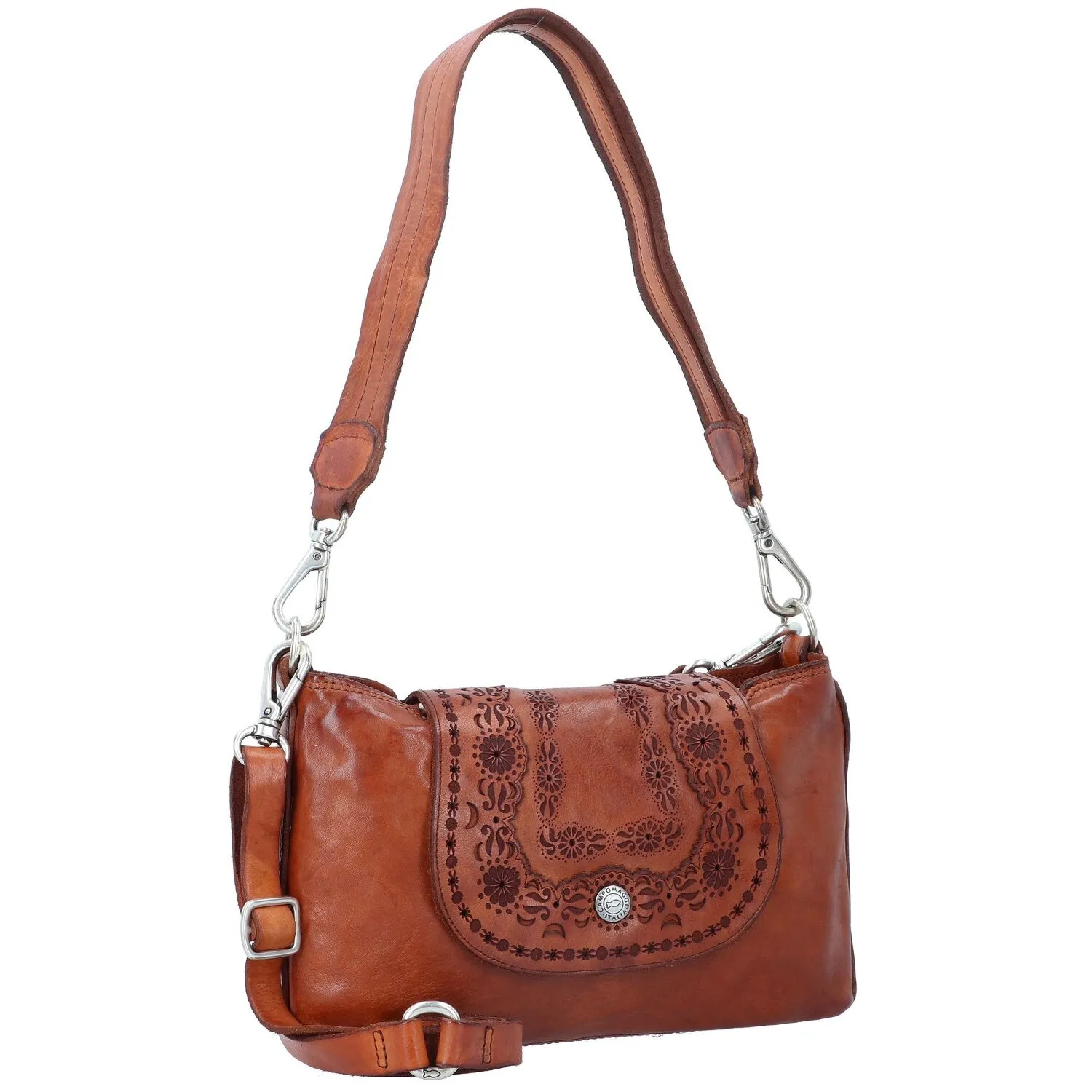 Campomaggi Borsa a tracolla in pelle 25 cm