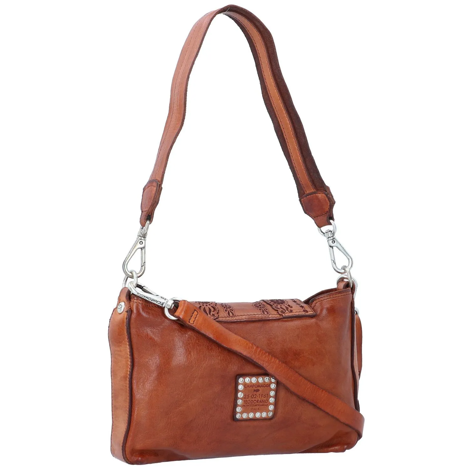 Campomaggi Borsa a tracolla in pelle 25 cm