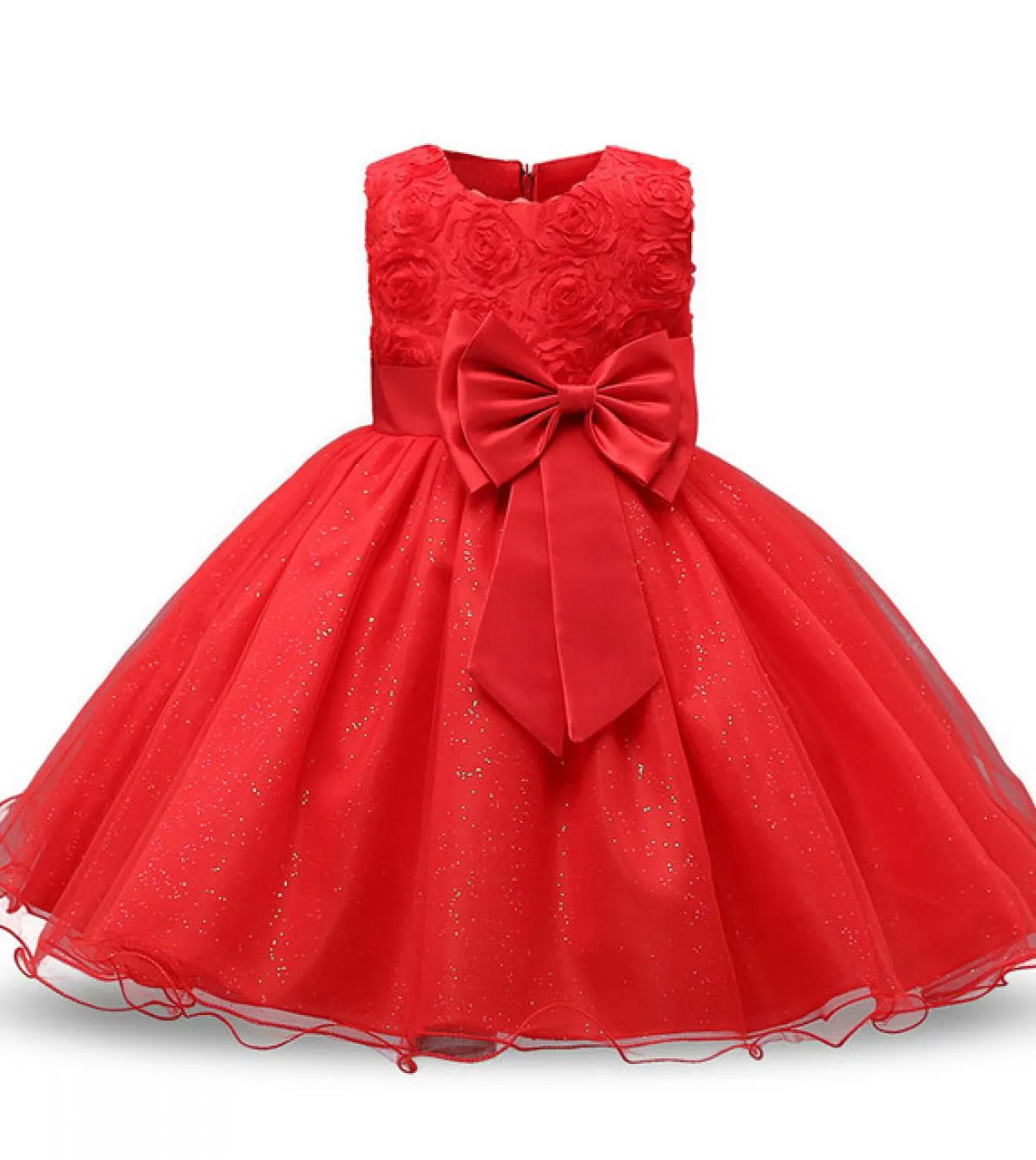 Capodanno ragazza vestito rosso di Natale bambini bambini principessa costume da festa per bambini abiti per ragazze vestiti abi
