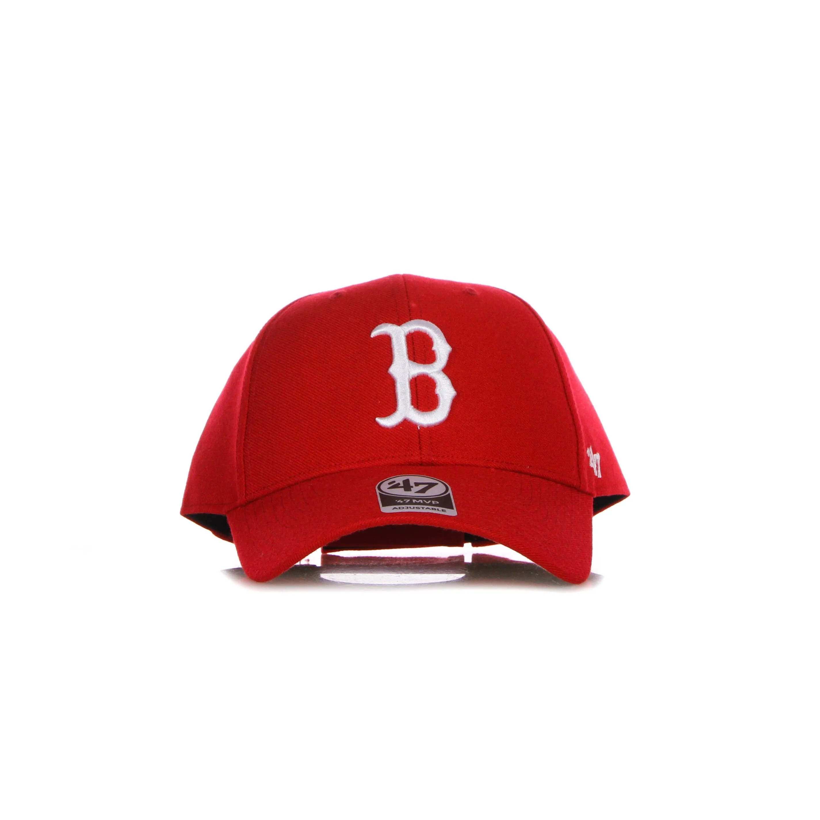 Cappellino Visiera Curva Uomo Mlb Mvp Bosred Red/white