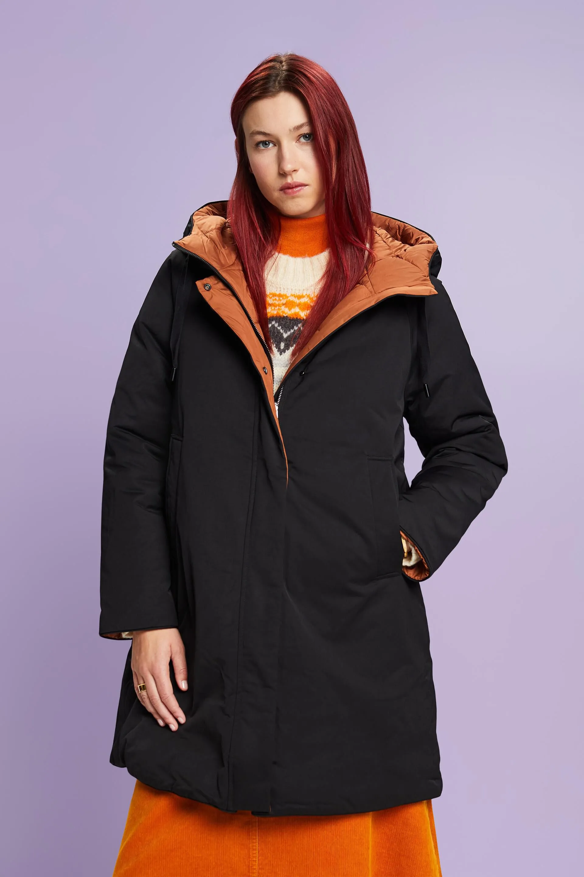 Cappotto in piumino reversibile