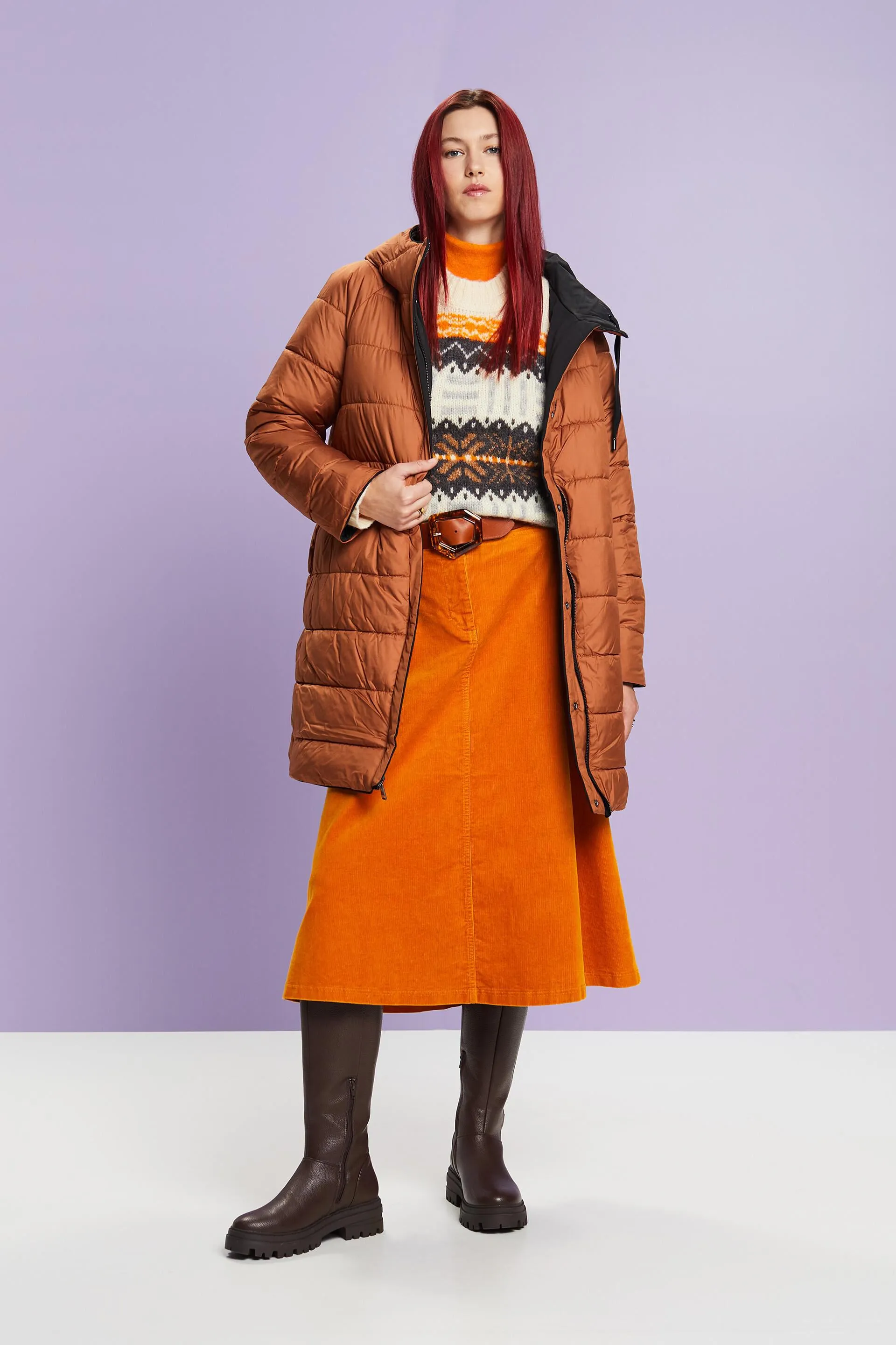 Cappotto in piumino reversibile