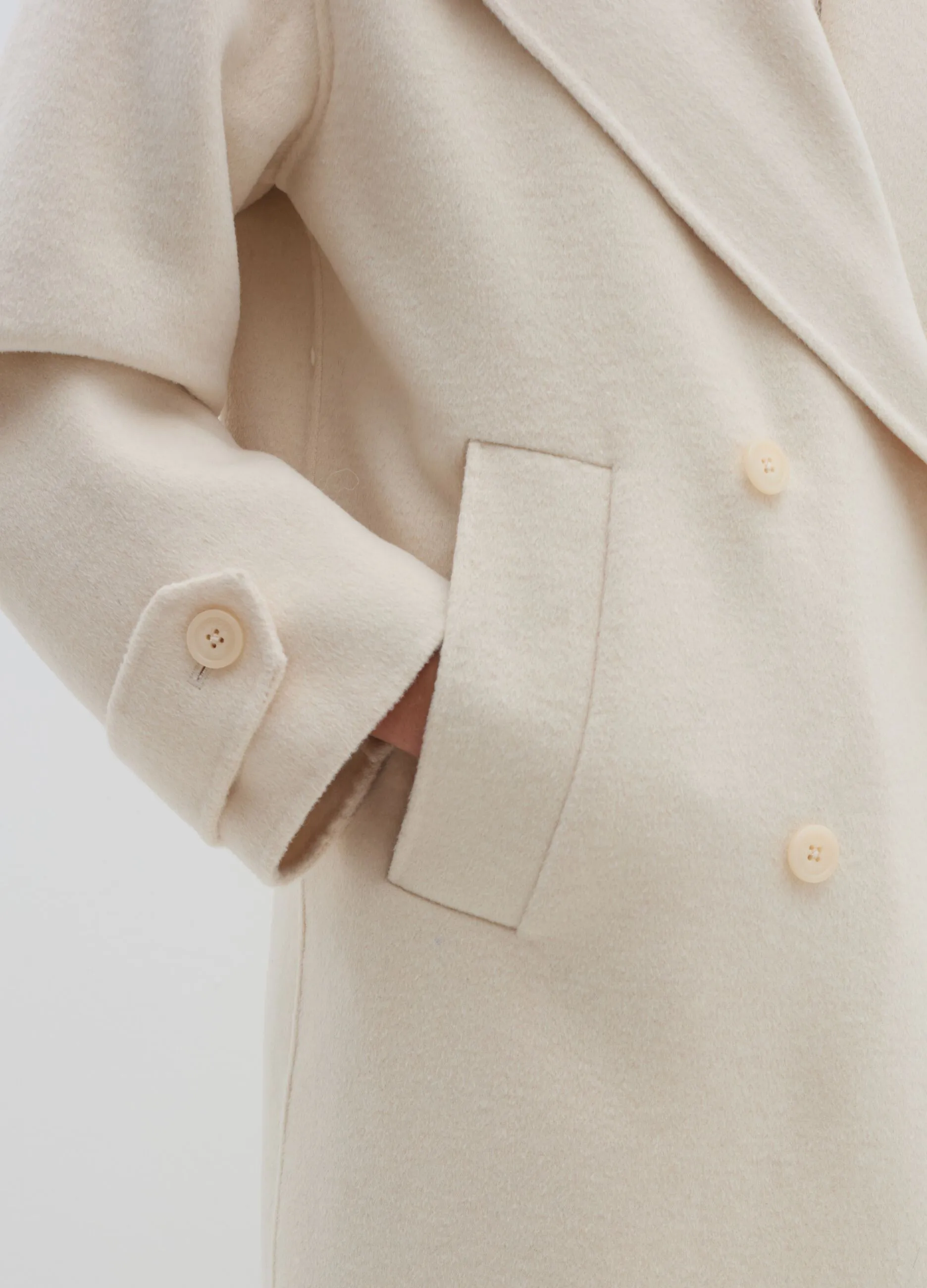 Cappotto lungo doppiopetto