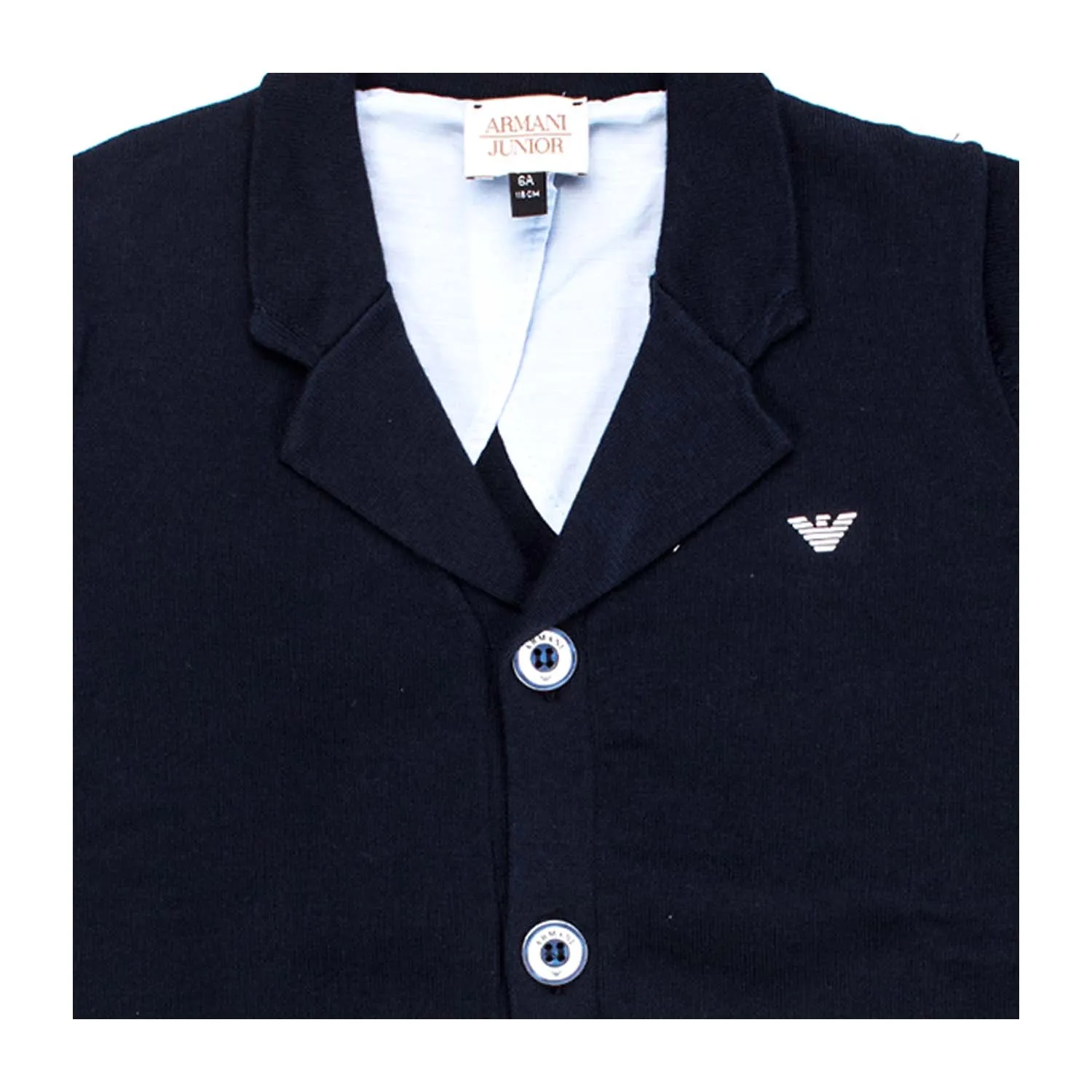 Cardigan Cerimonia Blu Bambino Teen